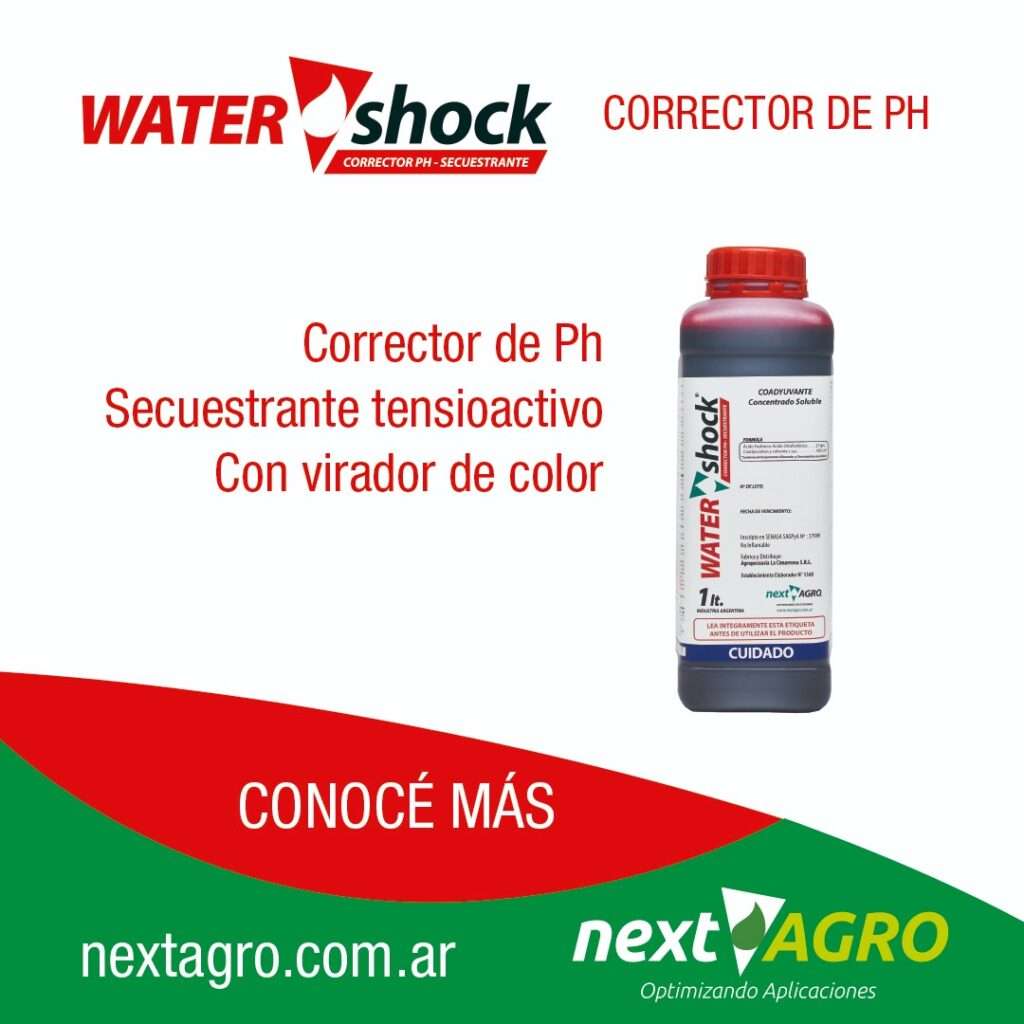 Next Agro, fitosanitarios, corrector secuestrante tensioactivo, Water Shock